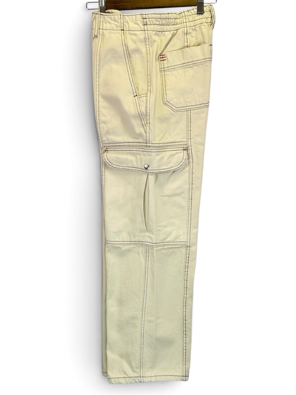 BDG Urban Outfitters Beige Cargo Pants Utility Grunge Streetwear Womens Size 26 - Picture 3 of 8